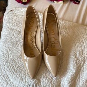 Tan Patent Pumps
